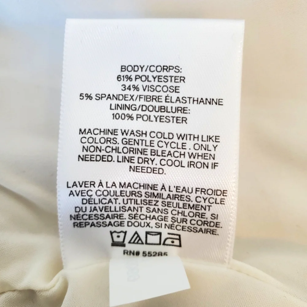 Express Women's Skirt, Cream (Size 16) - Picture 5 of 7